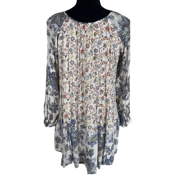 Free People Lucky Loosey Flowy Boho Dress in Honeysuckle Floral Size Small - Picture 4 of 8